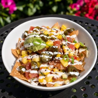 Tuna Poke Nachos