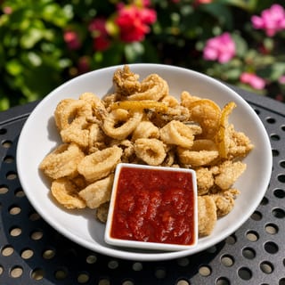 Fried Calamari Arrabiata